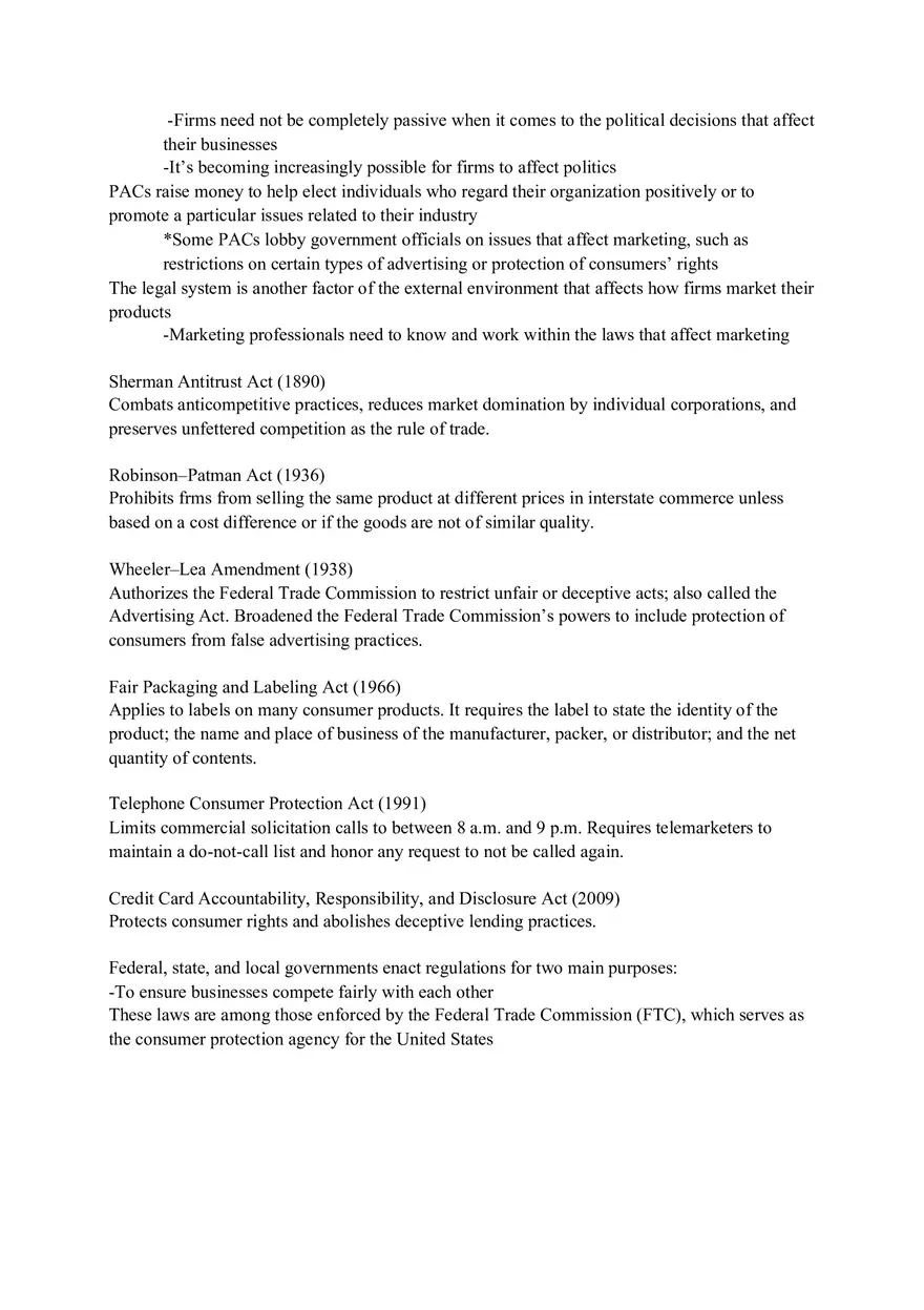 Principles of Marketing Chapter 3 Notes - Page 8