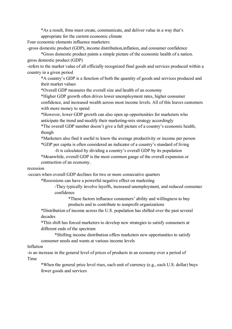 Principles of Marketing Chapter 3 Notes - Page 2