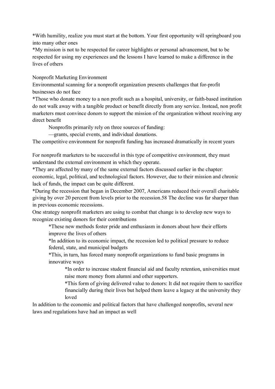 Principles of Marketing Chapter 3 Notes - Page 3