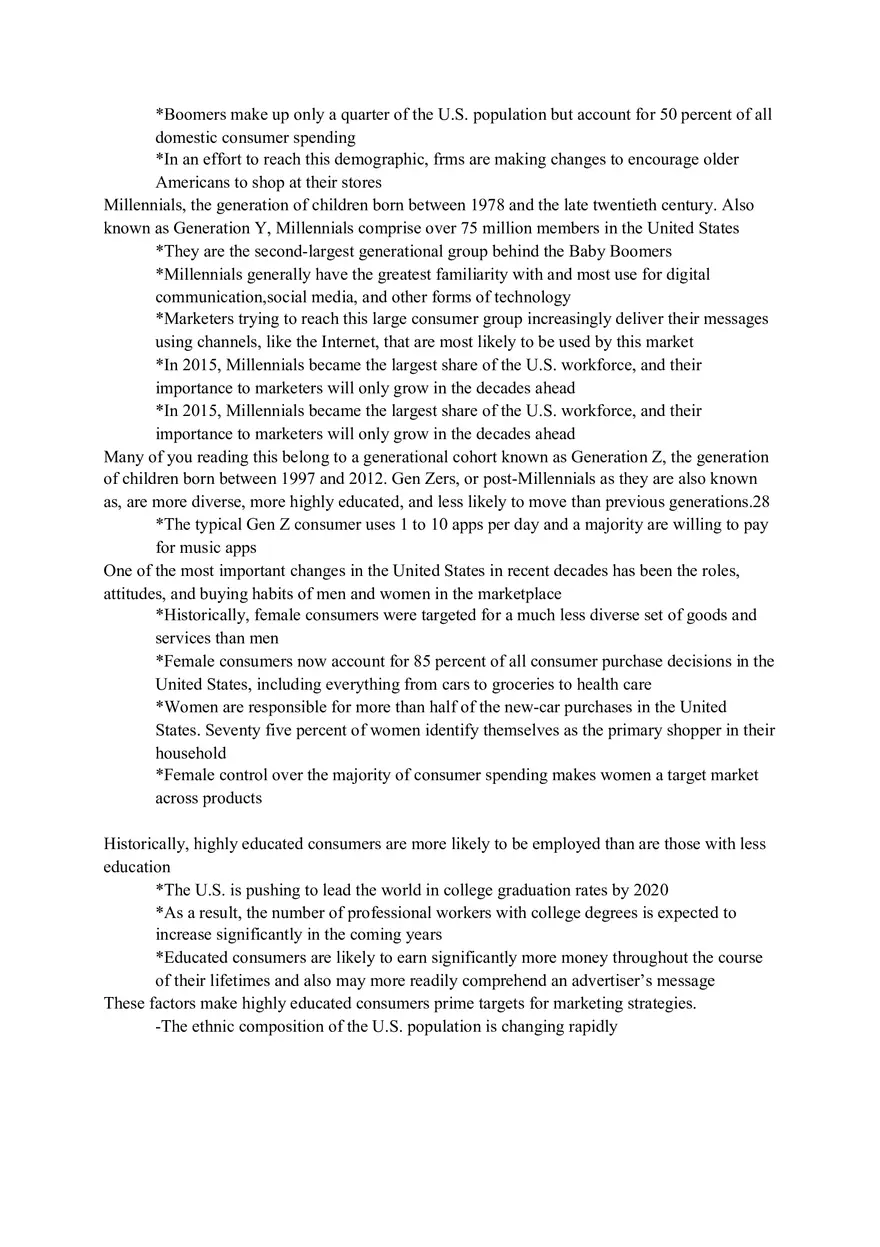 Principles of Marketing Chapter 3 Notes - Page 6