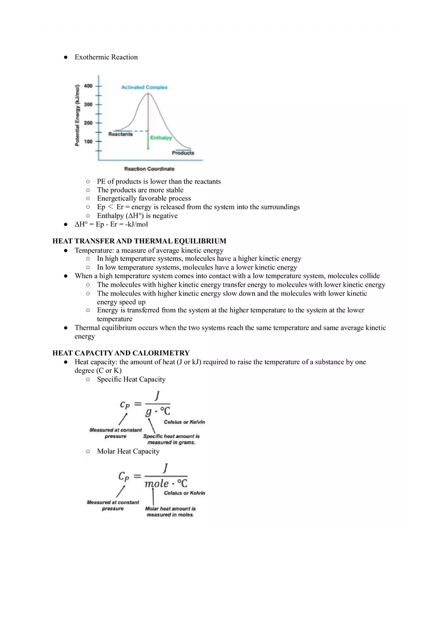 Chemistry Unit 6 Thermodynamics - Page 2