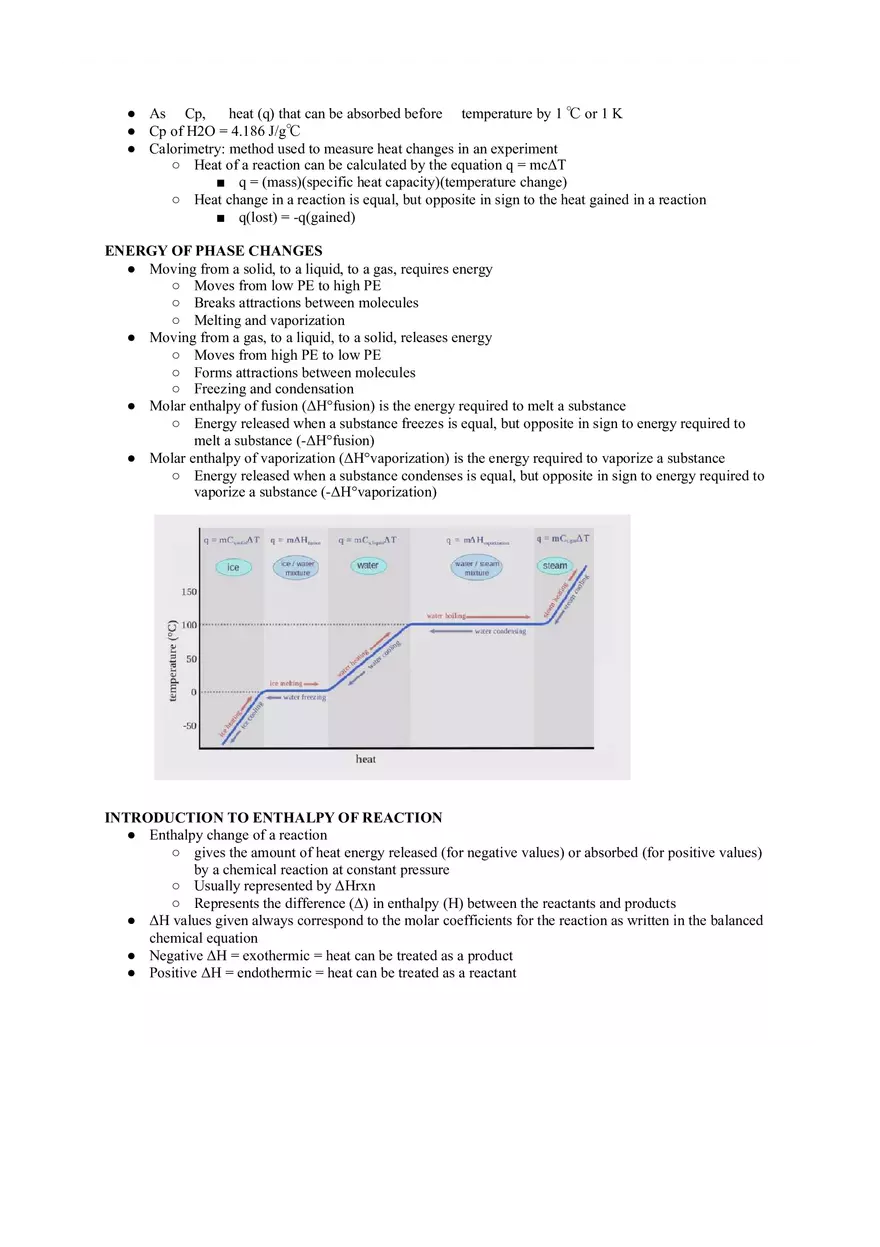 Chemistry Unit 6 Thermodynamics - Page 3