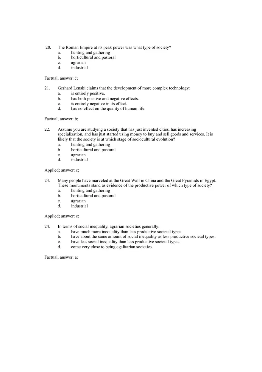 Chapter 4 - Society Answer Key 1 - Page 7