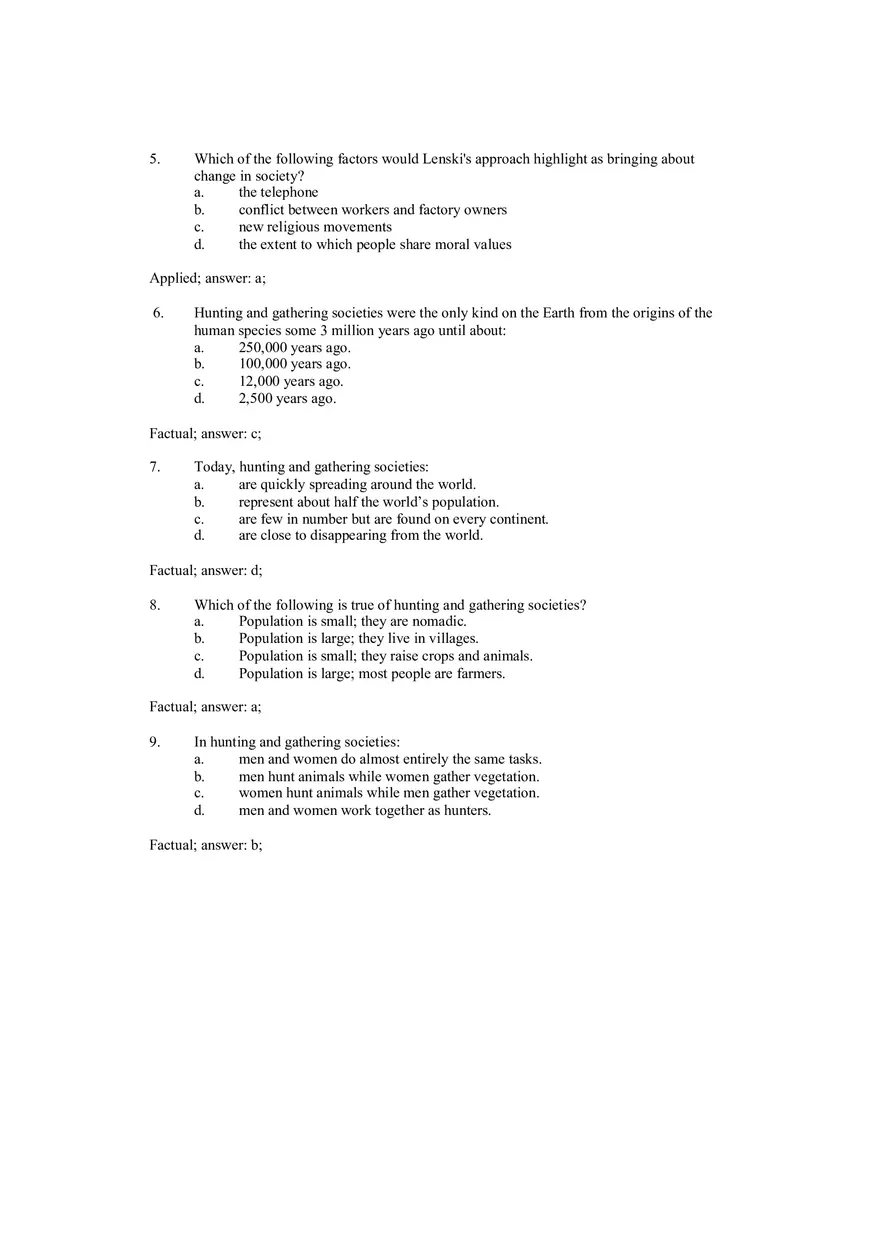 Chapter 4 - Society Answer Key 1 - Page 2