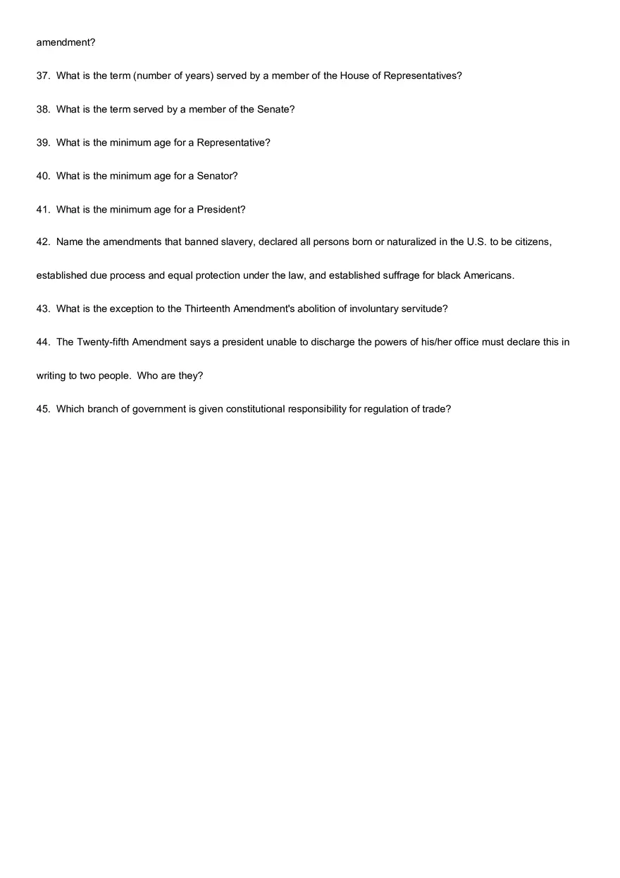Constitution Scavenger Hunt Assignment - Page 3