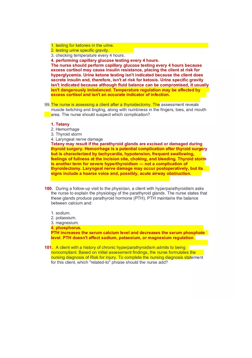 Community Health Nursing Test 3 Answer Key 4 - Page 14