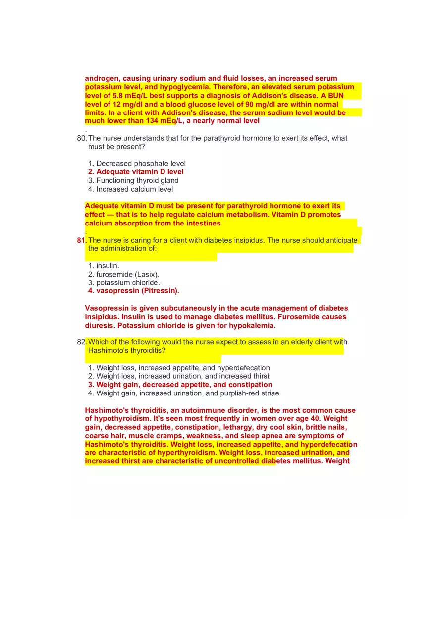 Community Health Nursing Test 3 Answer Key 4 - Page 2