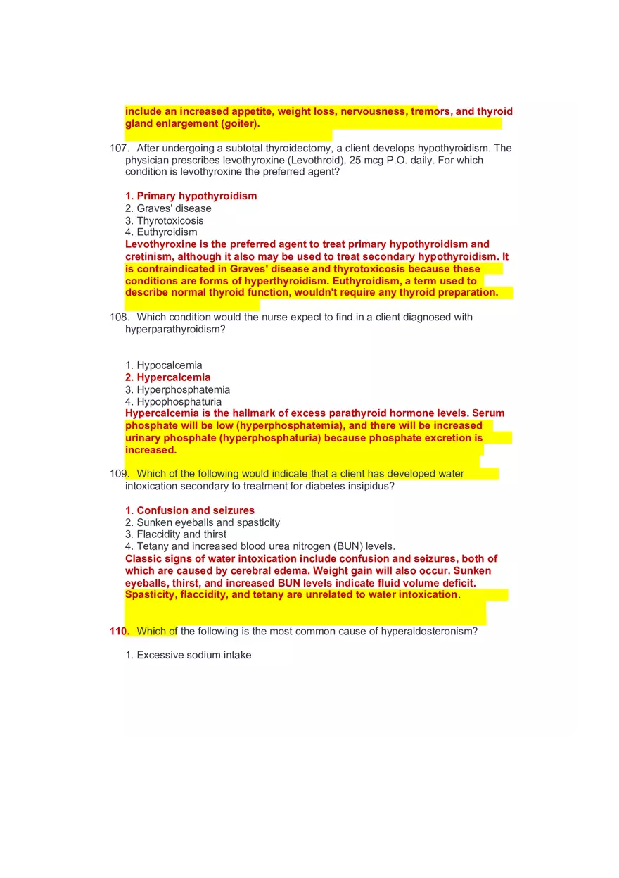 Community Health Nursing Test 3 Answer Key 4 - Page 3