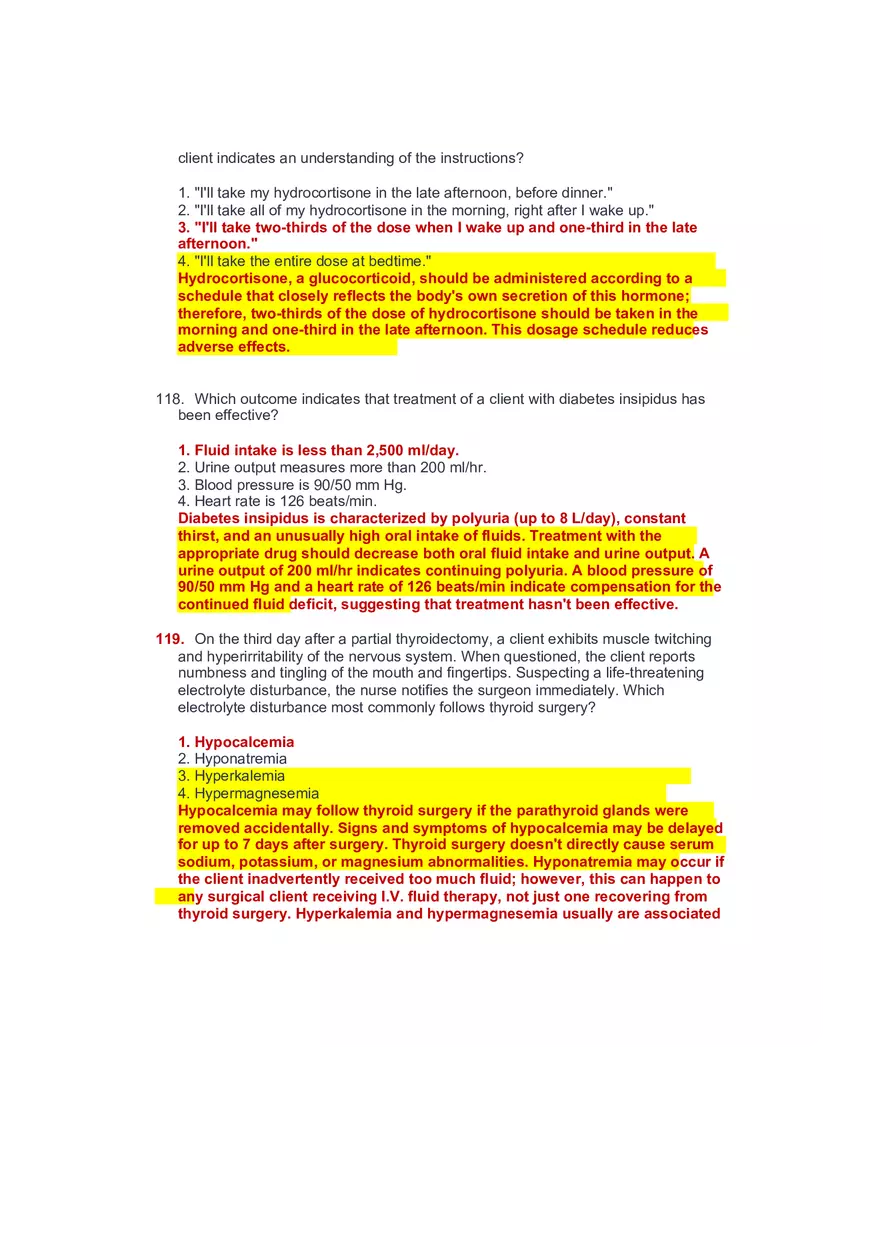 Community Health Nursing Test 3 Answer Key 4 - Page 6