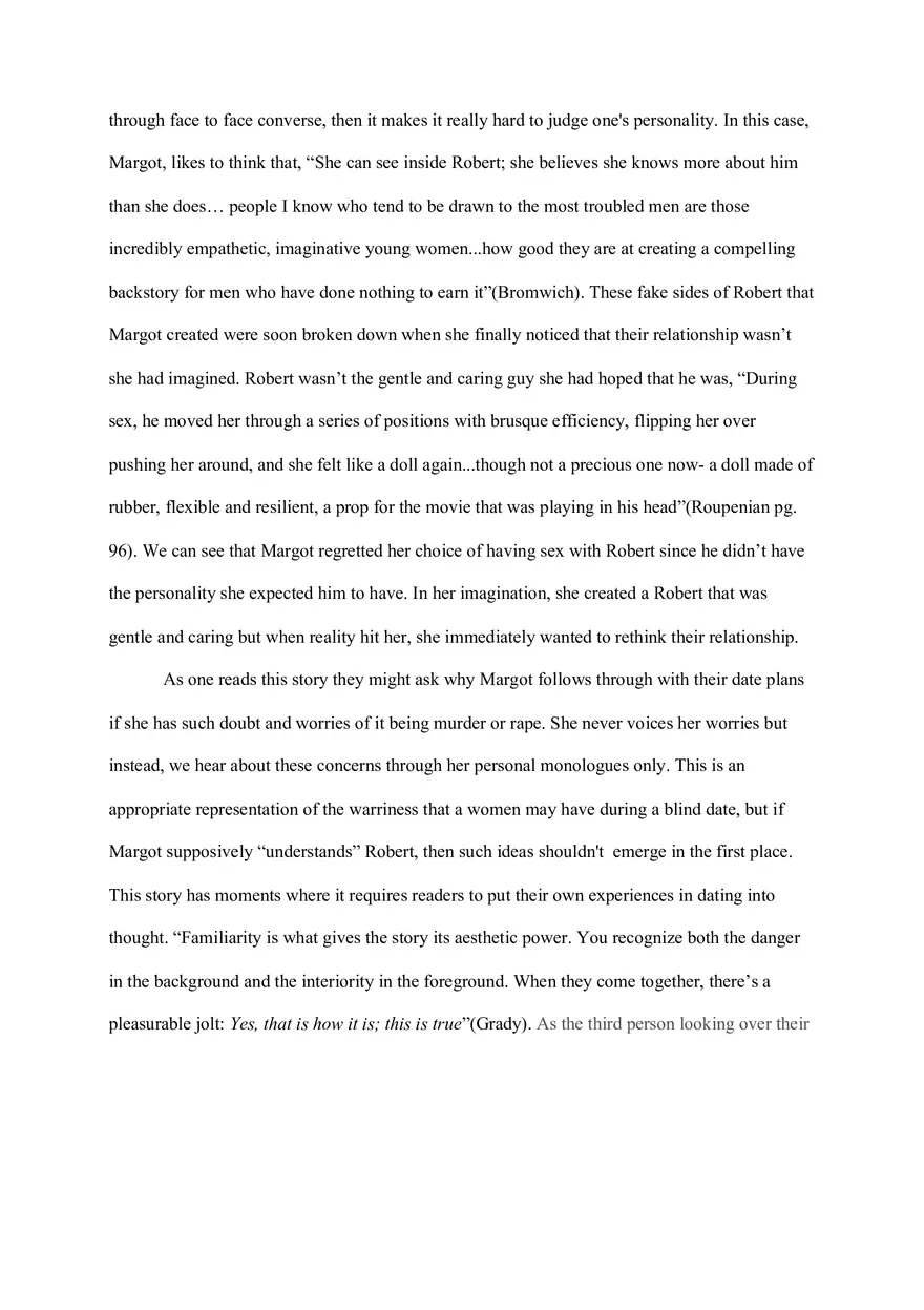 Cat Person Essay - Page 2