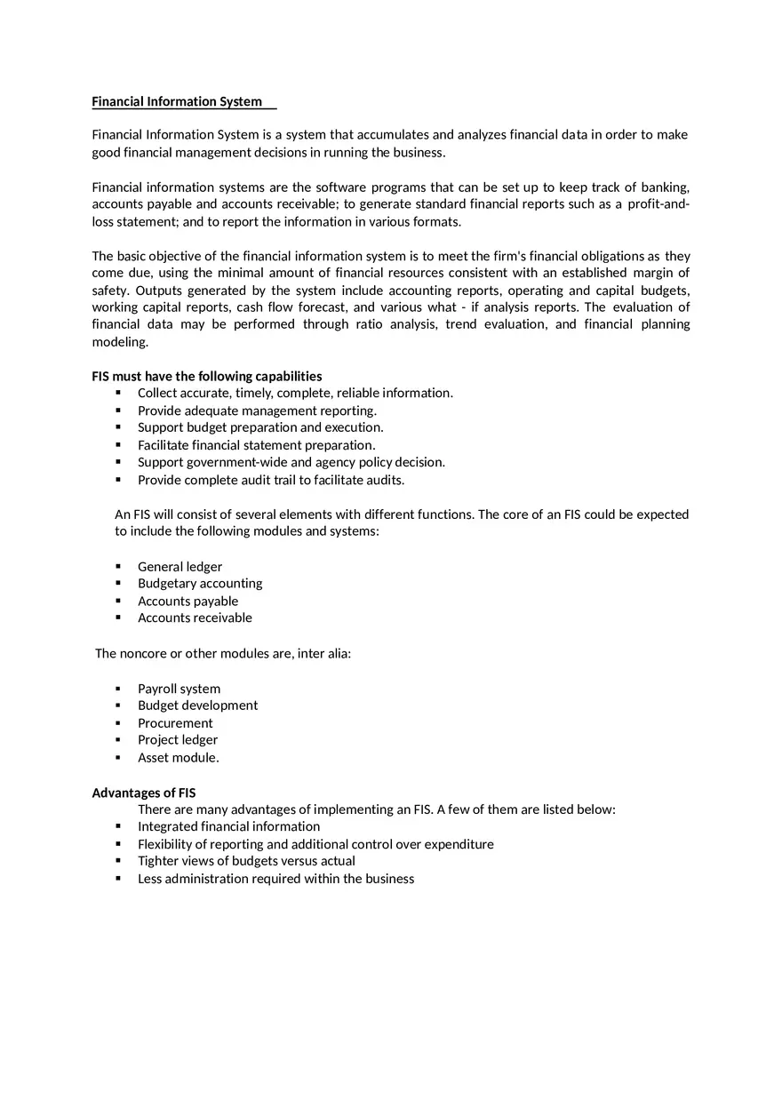 FInancial Information System (Guide) - Page 1