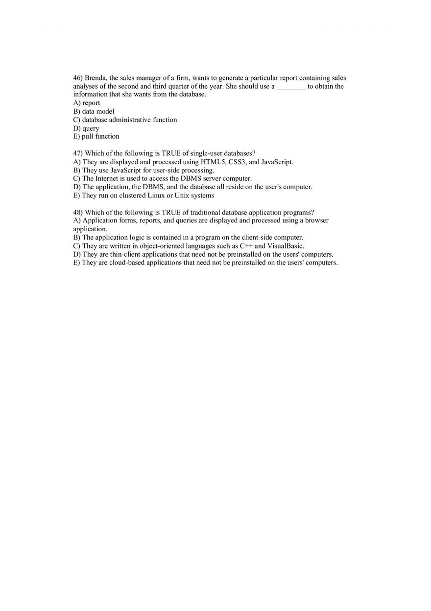 Database Processing Assignment Part 2 - Page 4