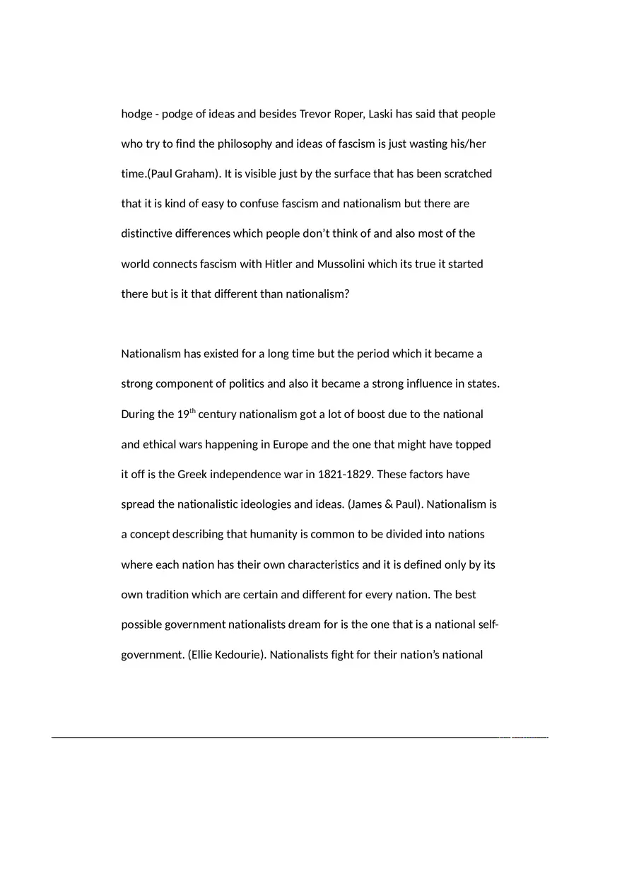 Fascism vs Nationalism - Page 2