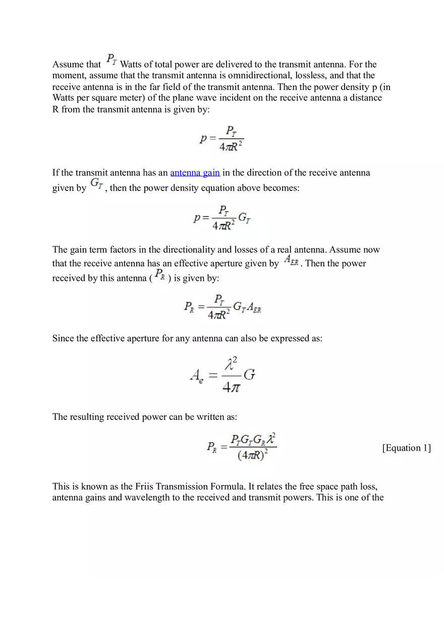 Friis Transmission Equation - Page 7