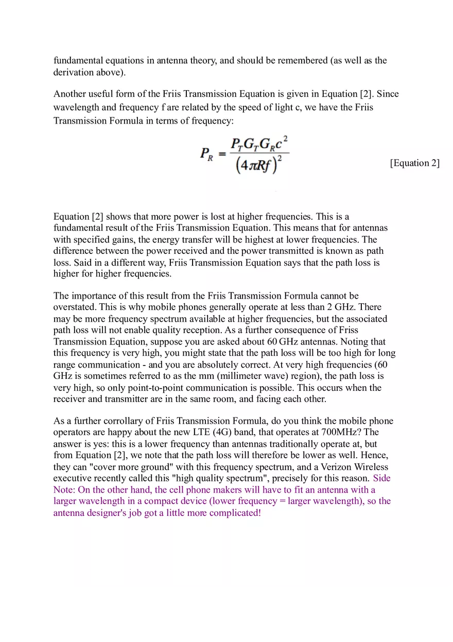 Friis Transmission Equation - Page 8