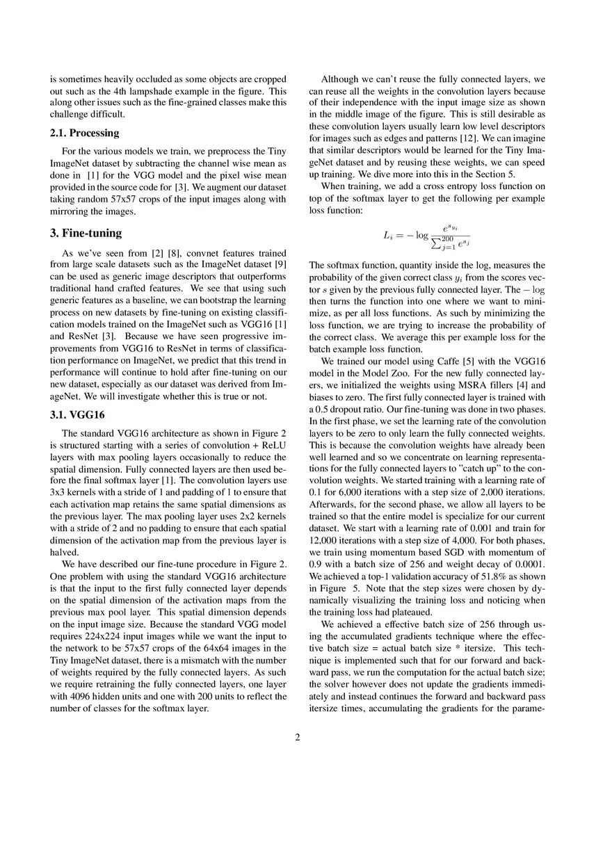 Going Deeper on the Tiny Imagenet Challenge - Page 2