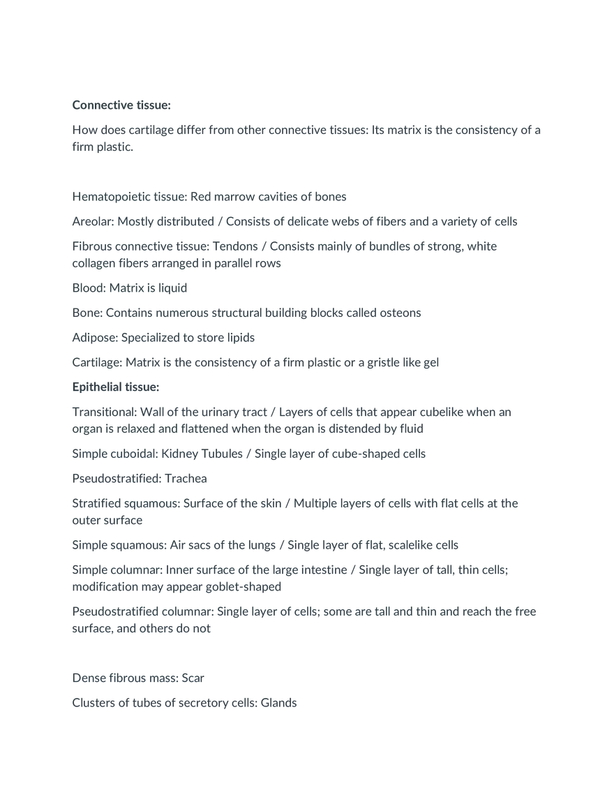 Levels of Structural Organization in the Human Body - Page 4