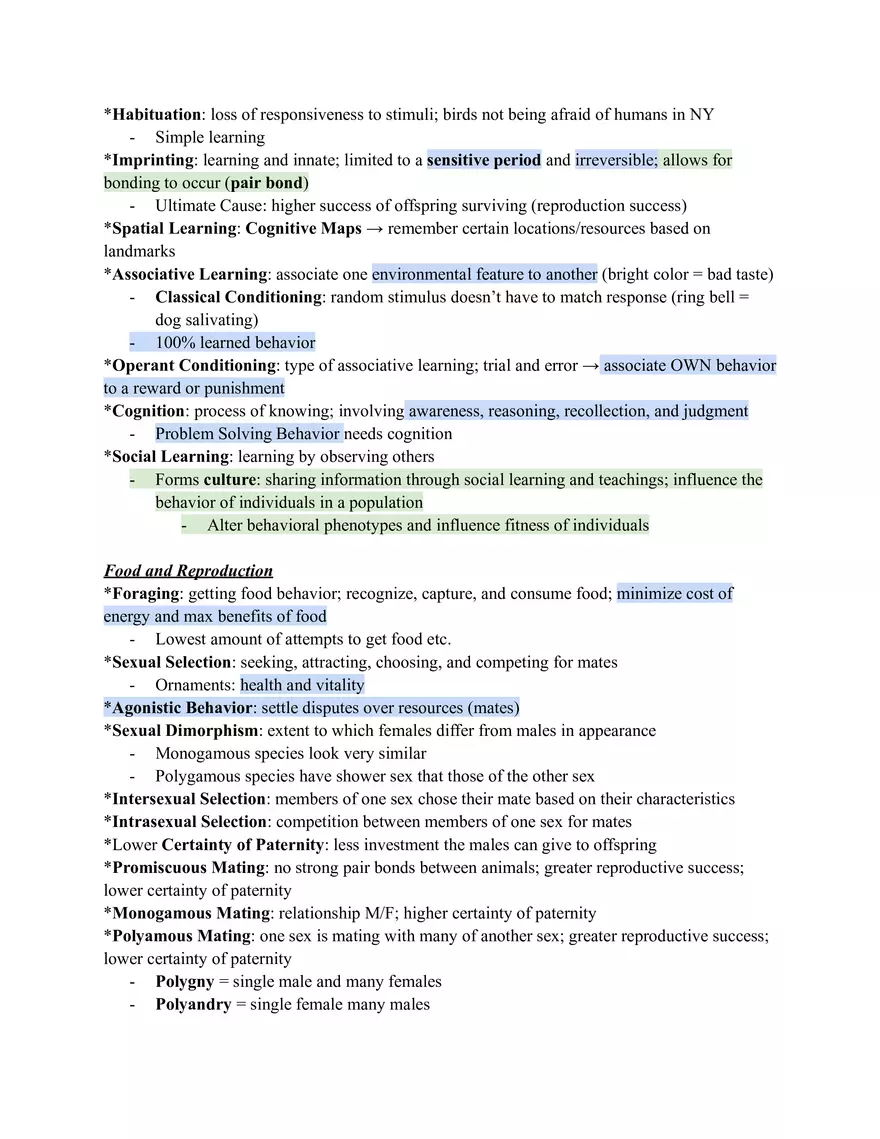 Ethology - Study of Animal Behavior - Page 2