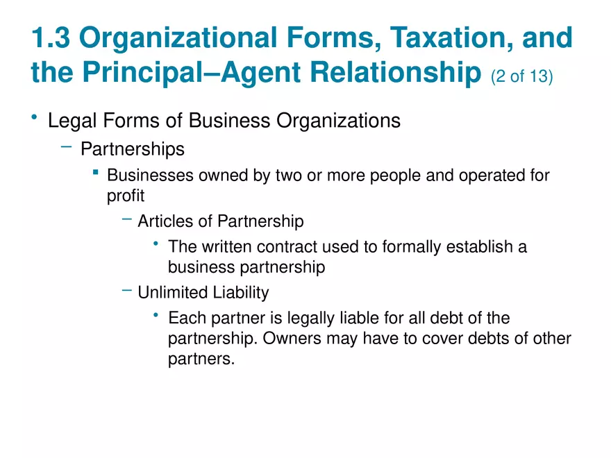 The Role of Managerial Lecture Note 4 - Page 9