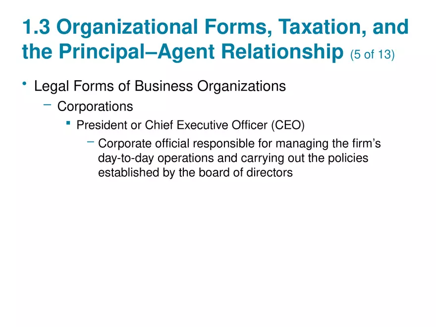 The Role of Managerial Lecture Note 4 - Page 3