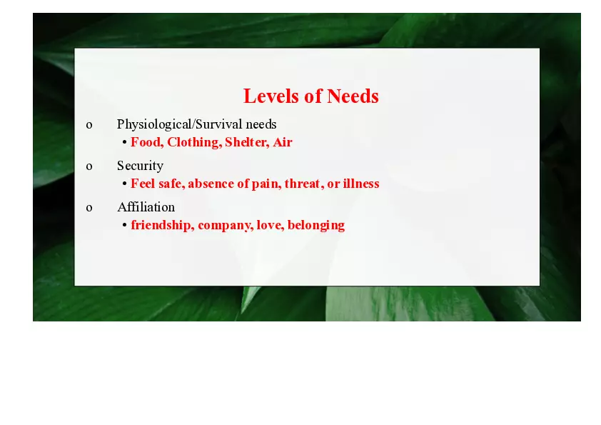 Understanding Motivation Lecture Part 2 - Page 10