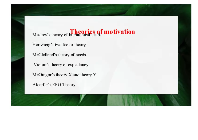 Understanding Motivation Lecture Part 2 - Page 2