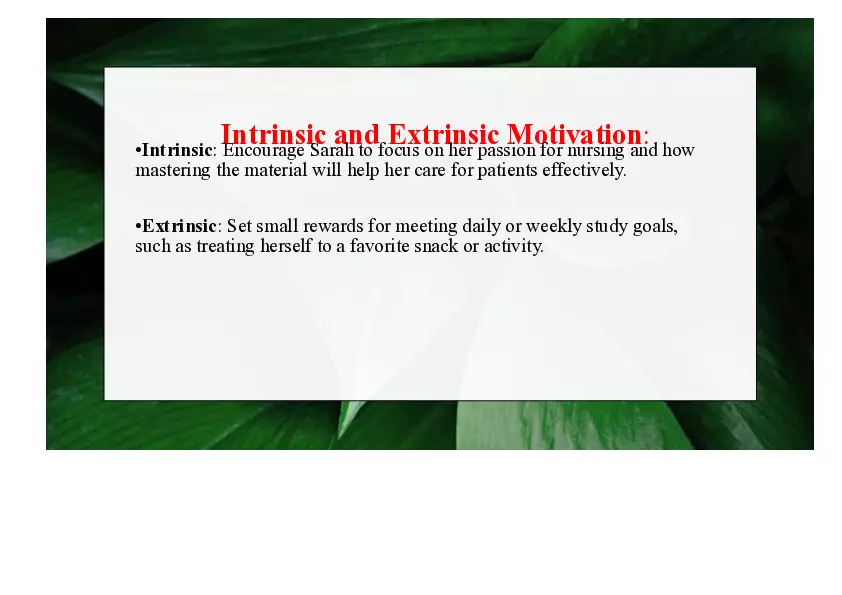 Understanding Motivation Lecture Part 2 - Page 4