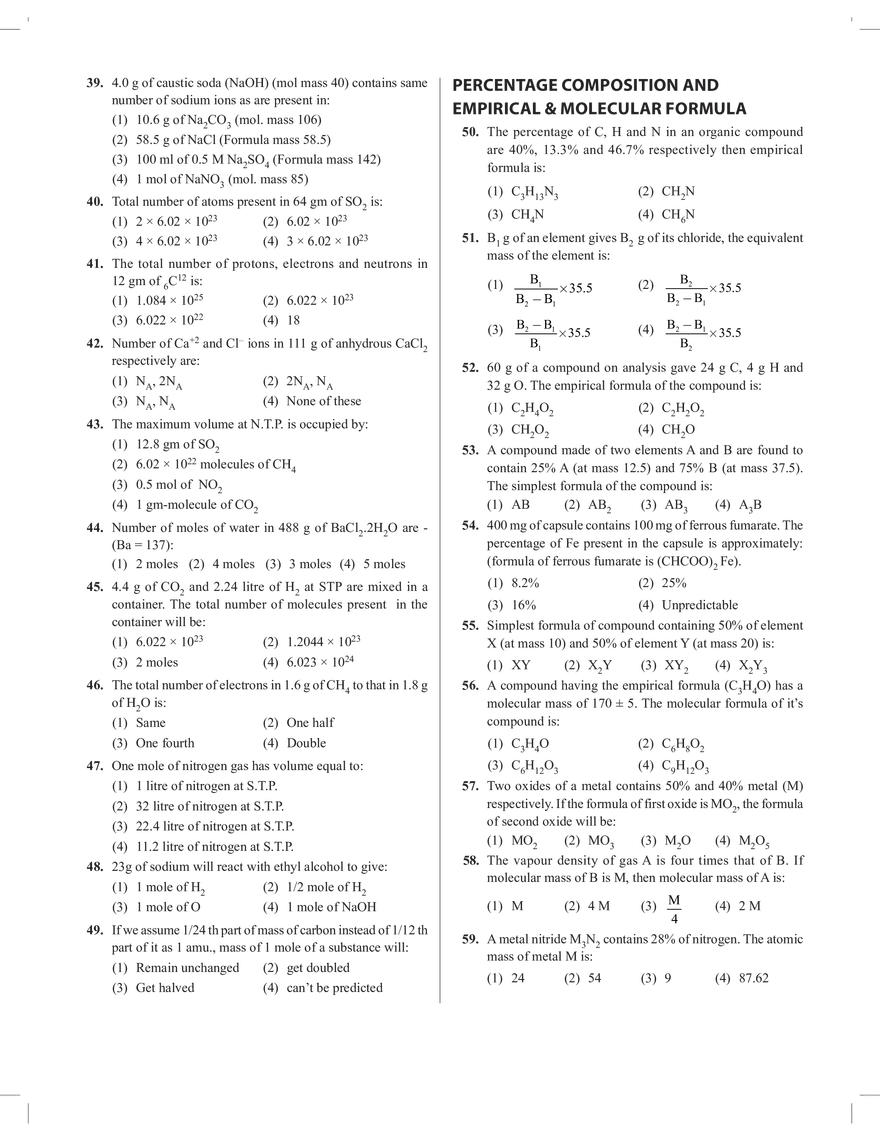Laws of Chemical Combination - Page 3