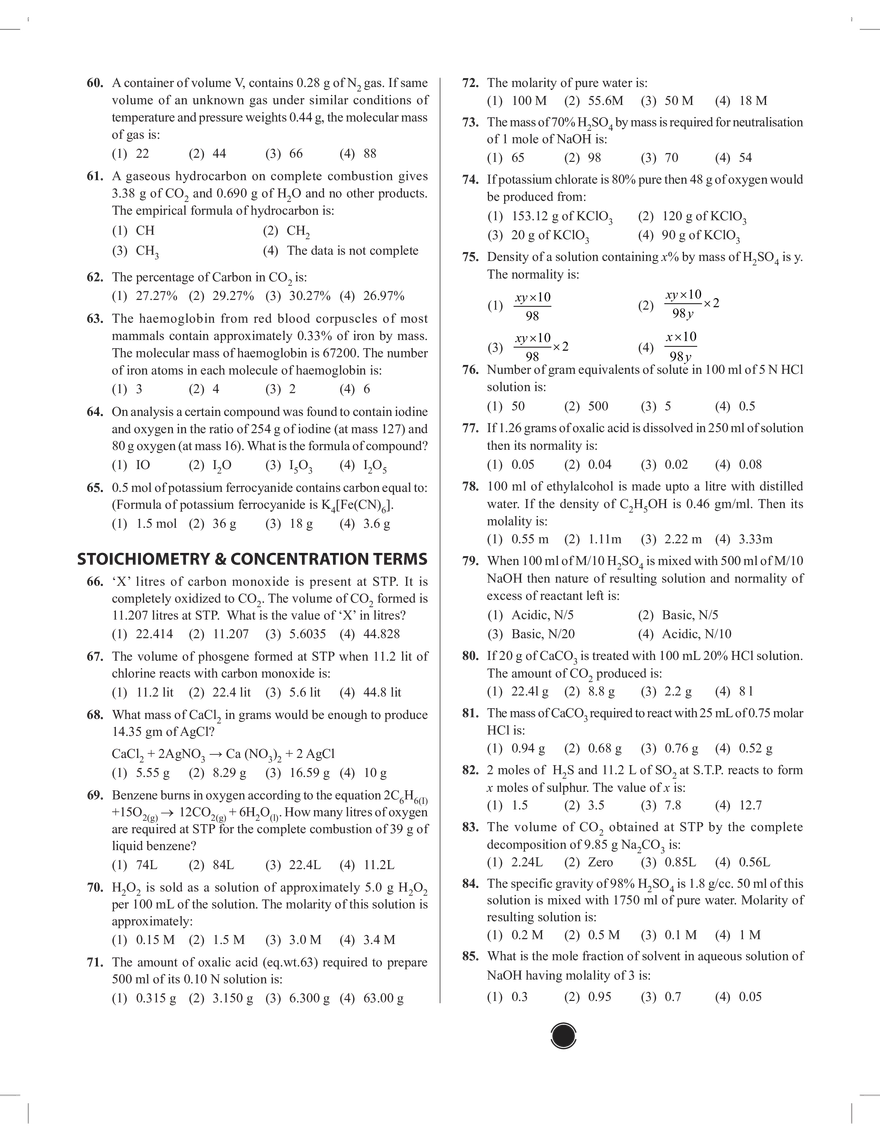 Laws of Chemical Combination - Page 4