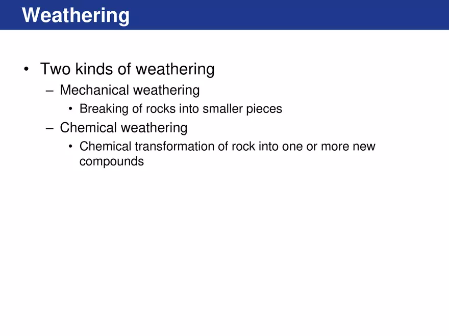 Weathering, Soil, and Mass Wasting - Page 3