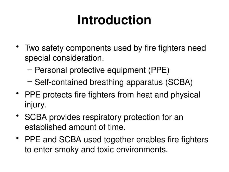 Chapter 3 Personal Protective Equipment Part 2 - Page 1