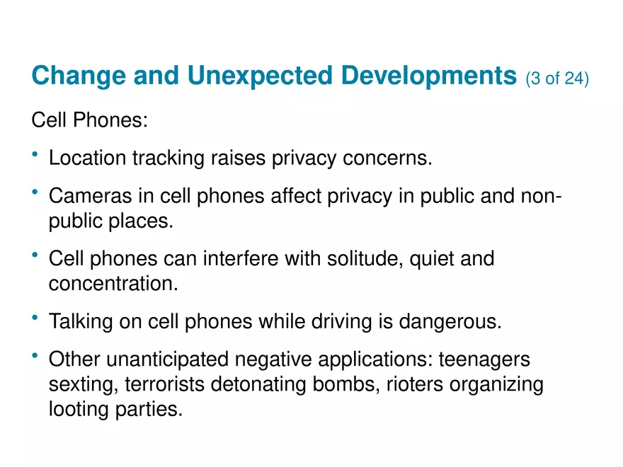 Social, Legal, and Ethical Issues for Computing Technology Part 1 - Page 7