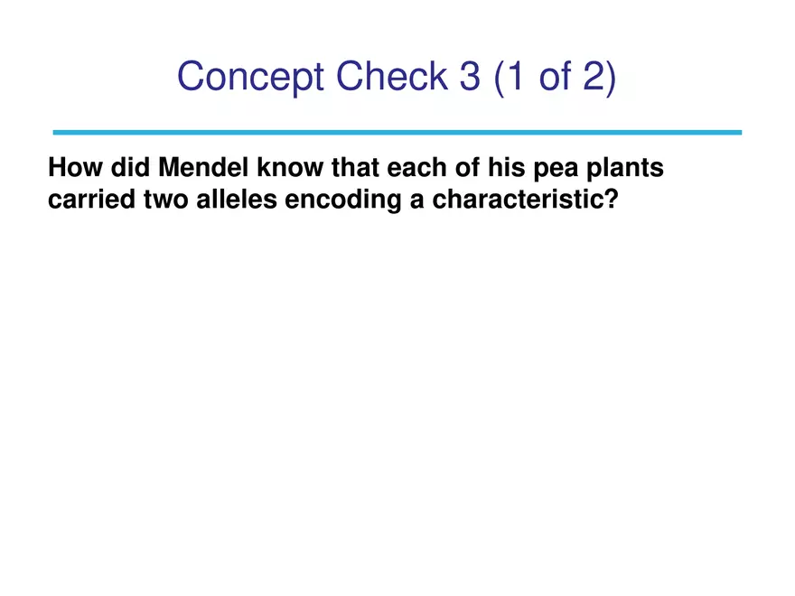 Chapter 3 Basic Principles of Heredity Part 2 - Page 8