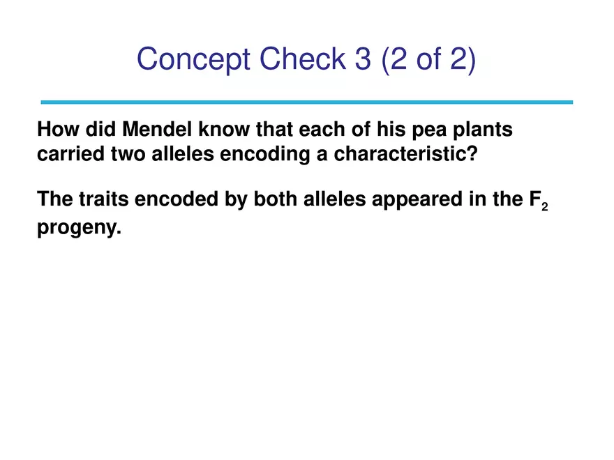 Chapter 3 Basic Principles of Heredity Part 2 - Page 9
