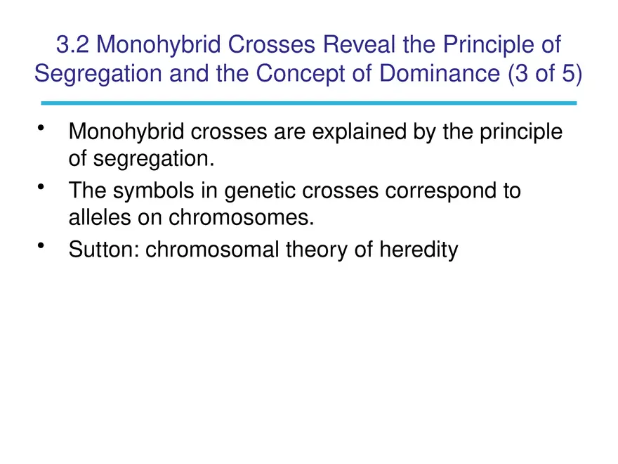 Chapter 3 Basic Principles of Heredity Part 2 - Page 5