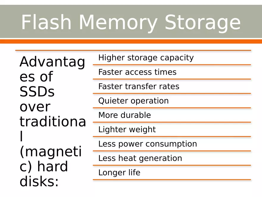 Importance of Secondary Storage in Computing Part 2 - Page 4