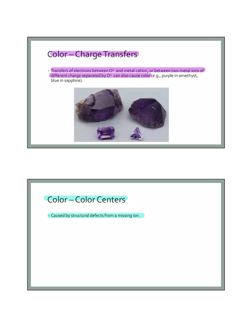 Physical Properties of Minerals - Page 3