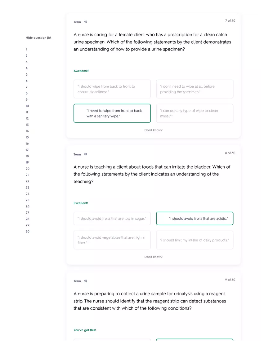 ATI Elimination Answers - Page 7