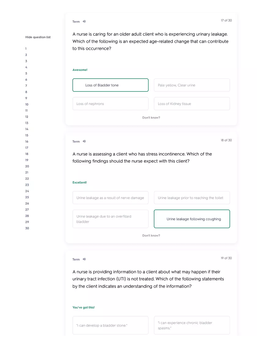 ATI Elimination Answers - Page 11