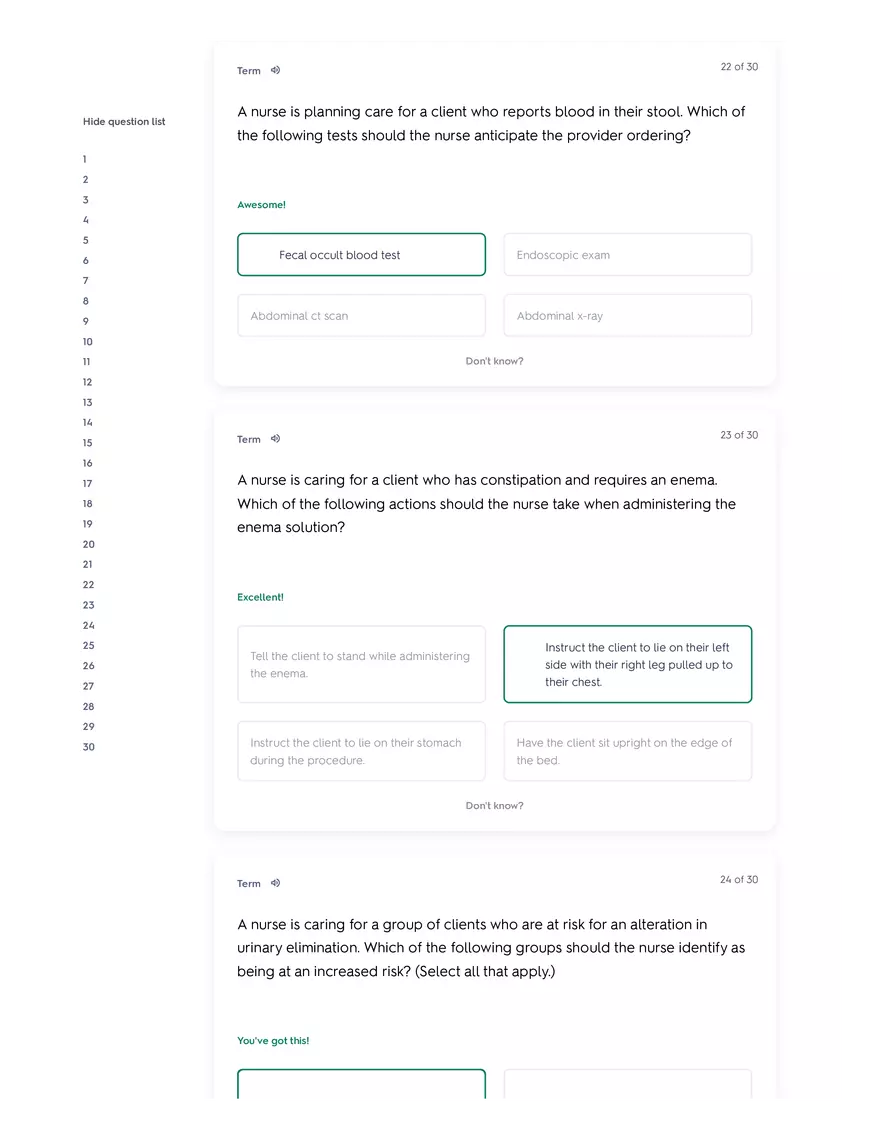 ATI Elimination Answers - Page 13