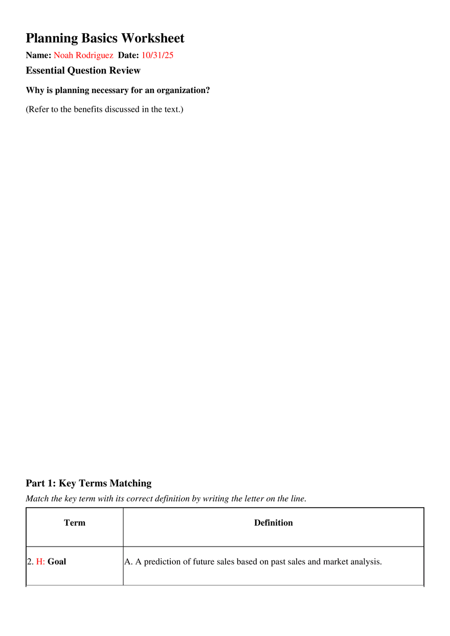 3.1 Planning Worksheet - Page 1