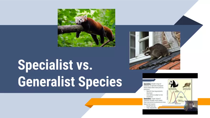 Specialist vs. Generalist Species - Page 1