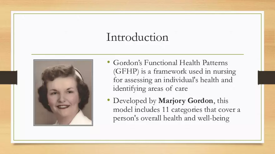 Gordon’s Functional Health Patterns - Page 2