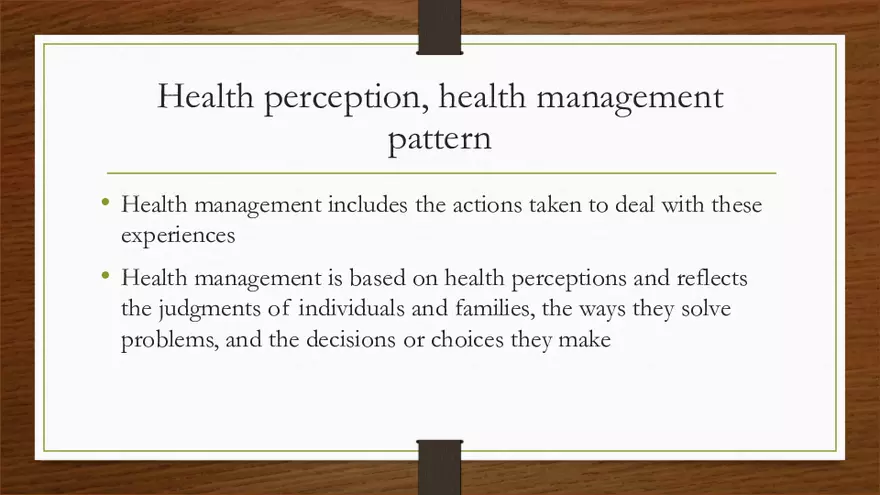 Gordon’s Functional Health Patterns - Page 6