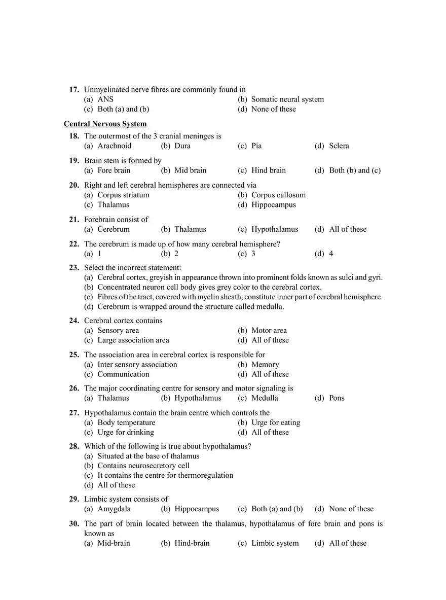 Neural Control and Co-ordination - Page 4