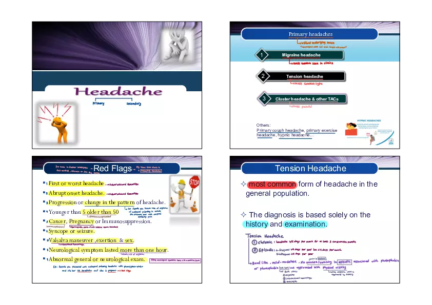 Headache Disorder - Page 1