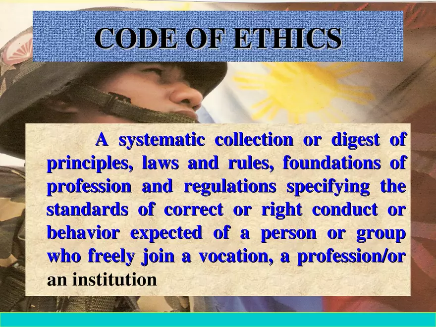 AFP Code of Ethics Lecture 1 - Page 2
