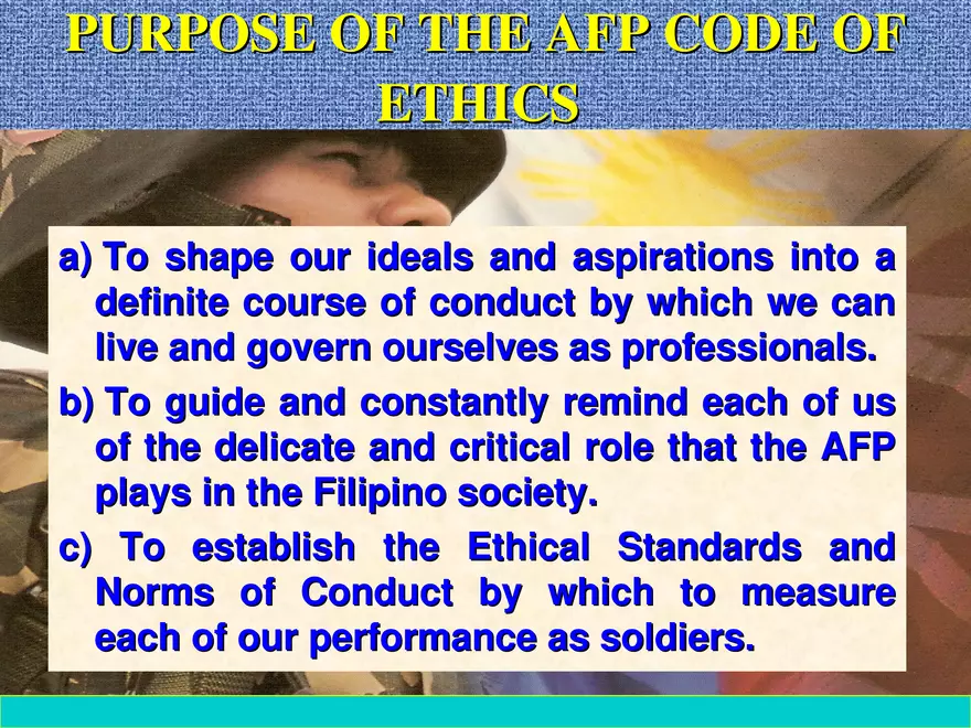 AFP Code of Ethics Lecture 1 - Page 4