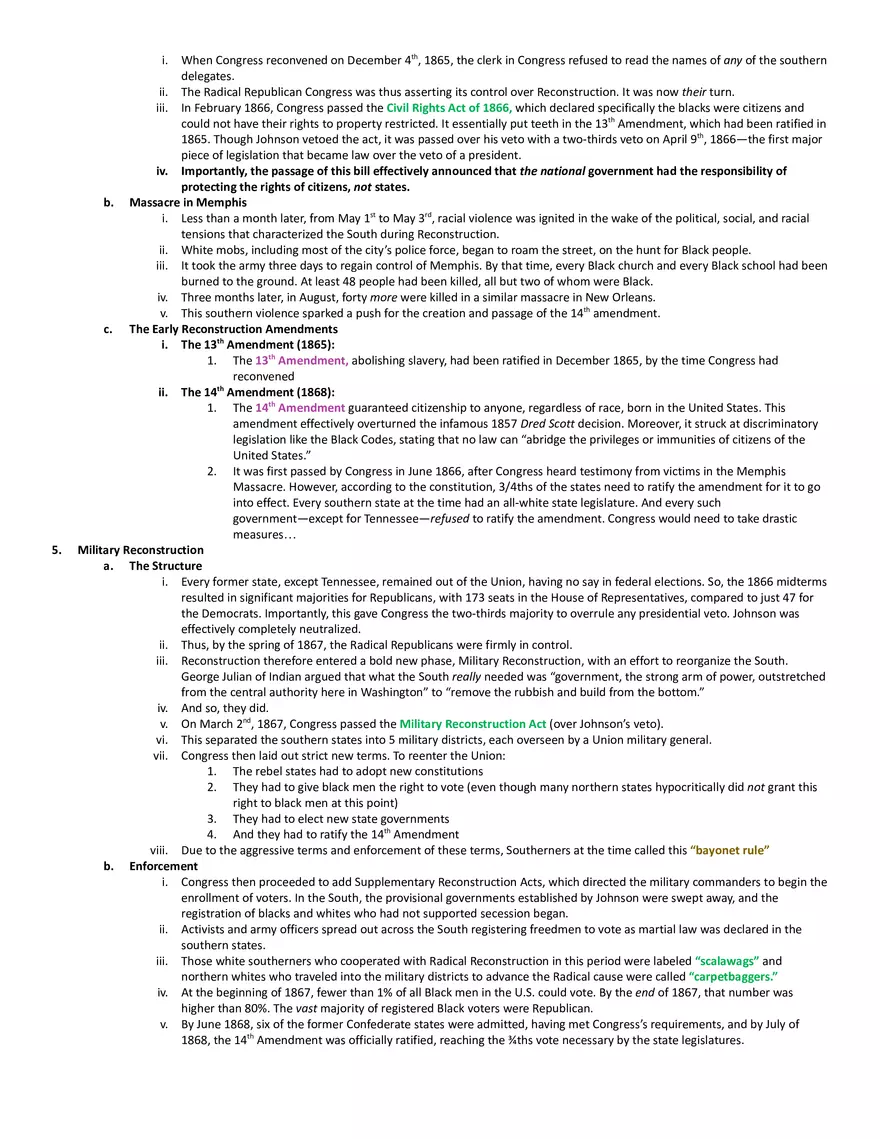 Period 5  1844-1877 Reconstruction - Page 2