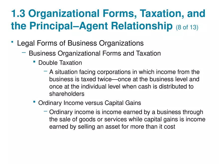 The Role of Managerial Lecture Note 5 - Page 8